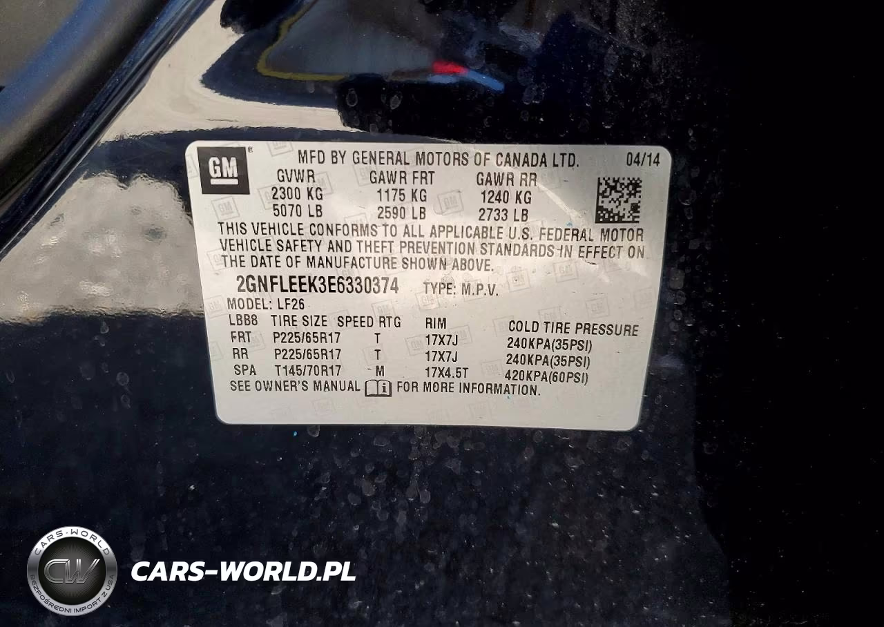 2014 Chevrolet Equinox Ls VIN:2GNFLEEK3E6330374 - 12