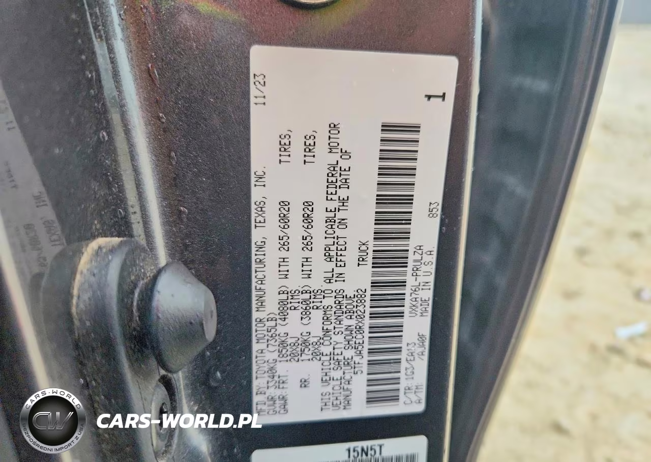 2024 Toyota Tundra Crewmax Limited VIN:5TFJA5EC0RX023882 - 12