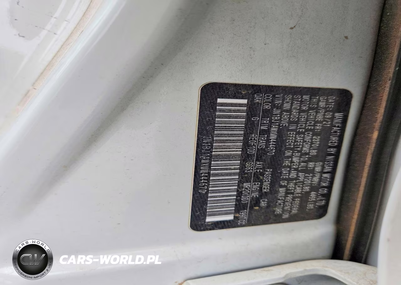 2021 Nissan Rogue Sport S VIN:JN1BJ1AWXMW444670 - 14