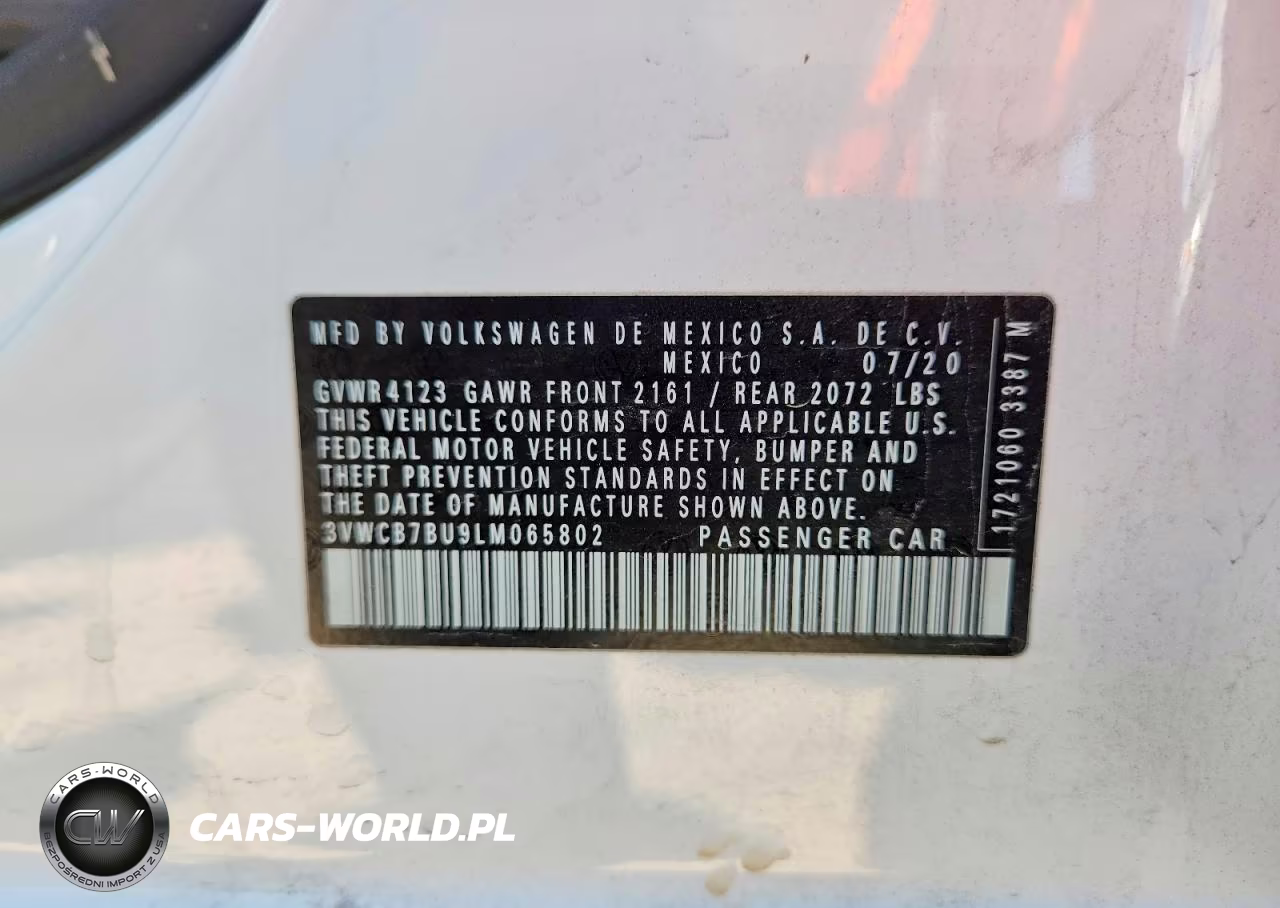 2020 Volkswagen Jetta S VIN:3VWCB7BU9LM065802 - 13