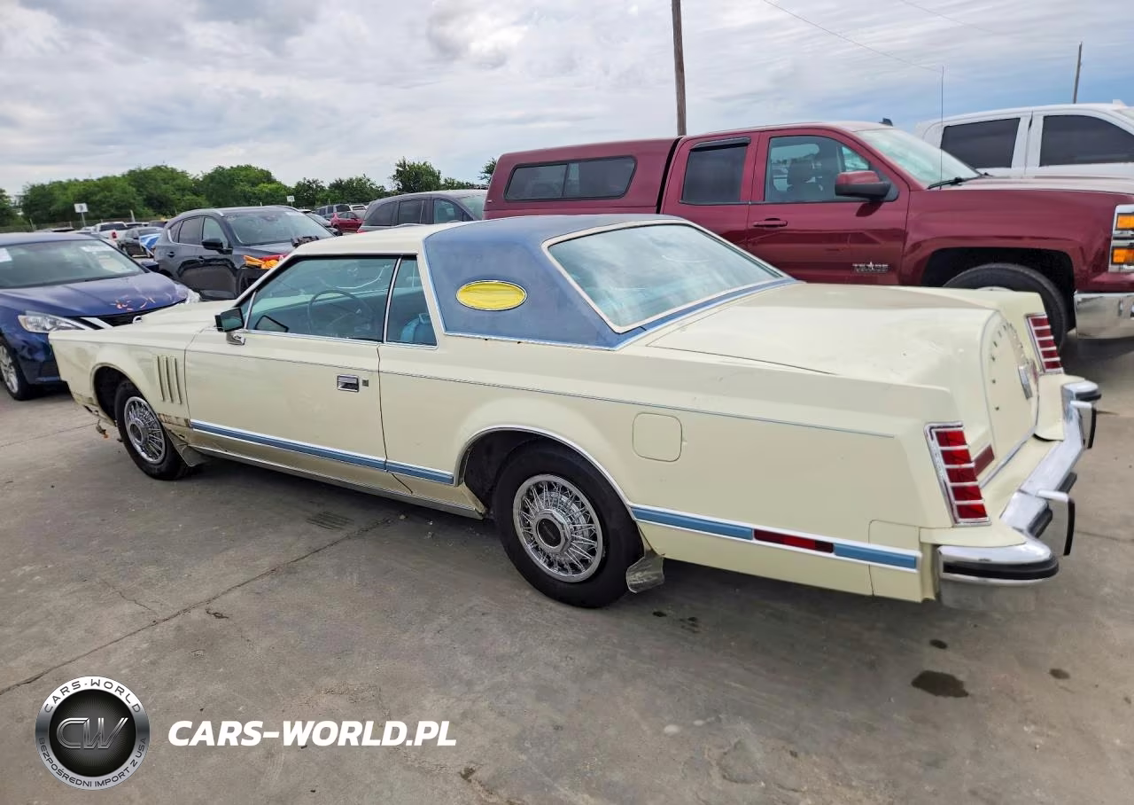 1978 Linc Continental VIN:8Y89A844862 - 2