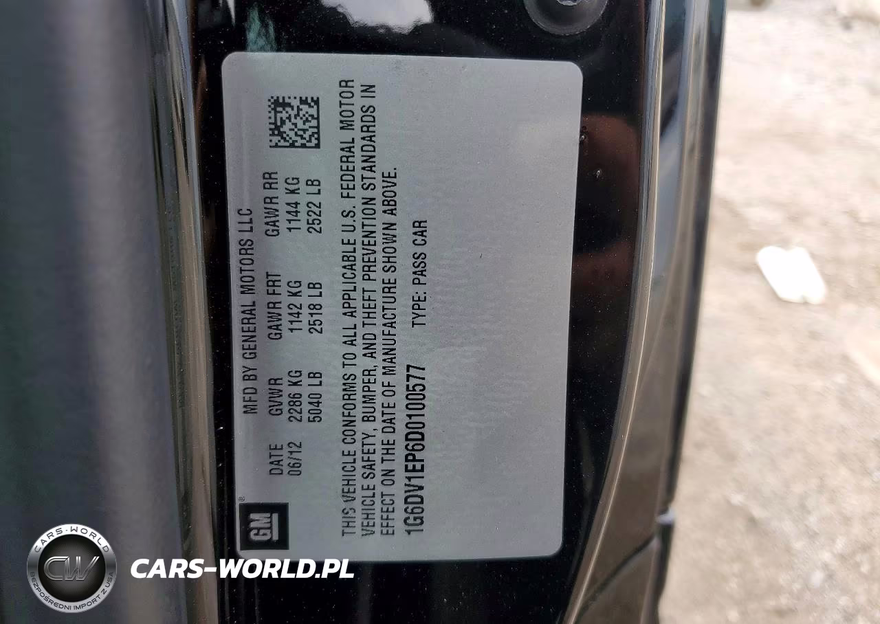 2013 Cadillac Cts-V VIN:1G6DV1EP6D0100577 - 12
