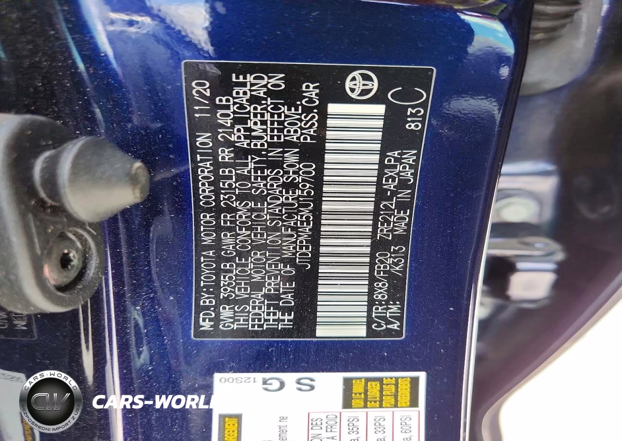 2021 Toyota Corolla Le VIN:JTDEPMAE5MJ159700 - 13