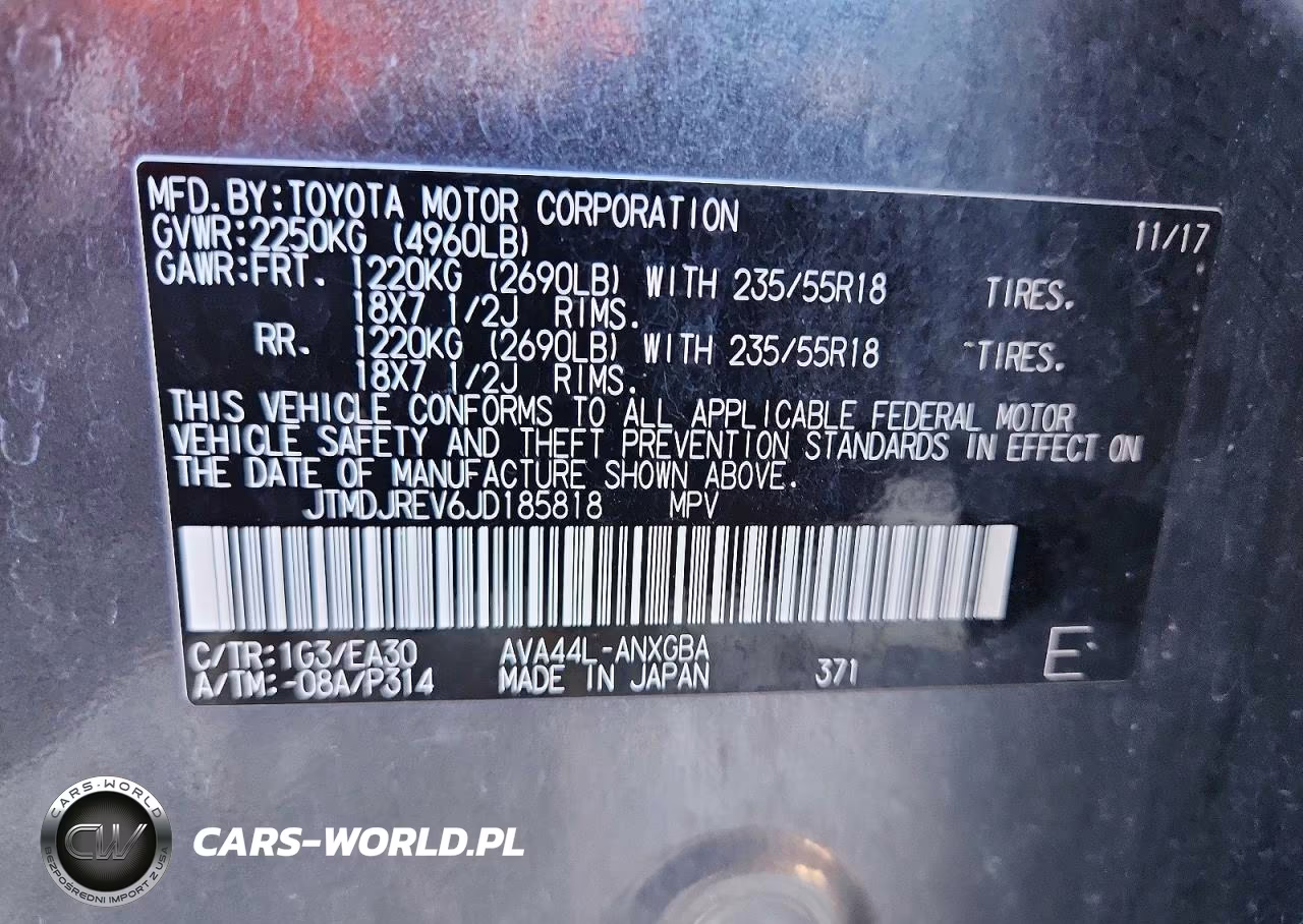 2018 Toyota Rav4 Hv Limited VIN:JTMDJREV6JD185818 - 12