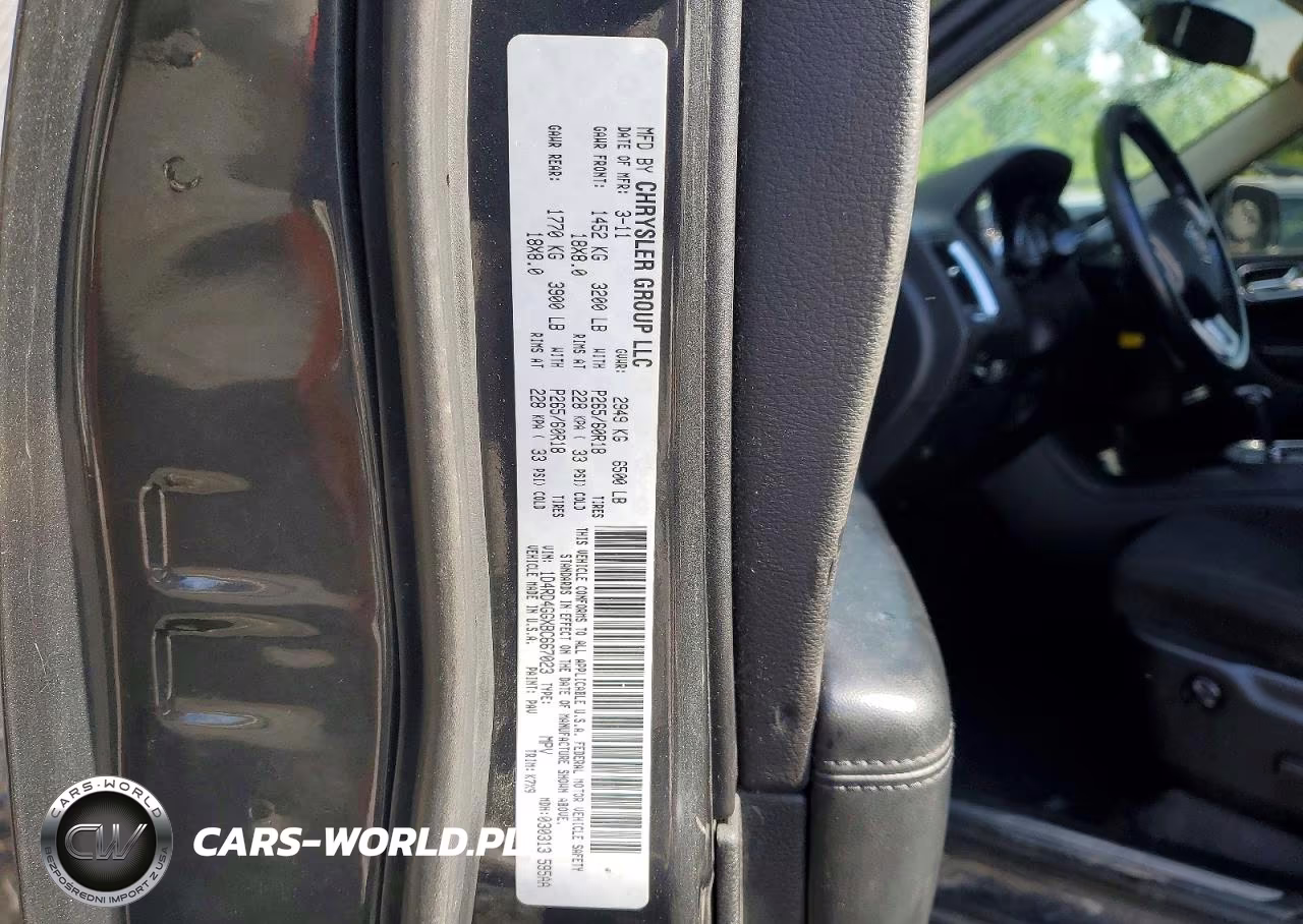 2011 Dodge Durango Crew VIN:1D4RD4GGXBC667023 - 13