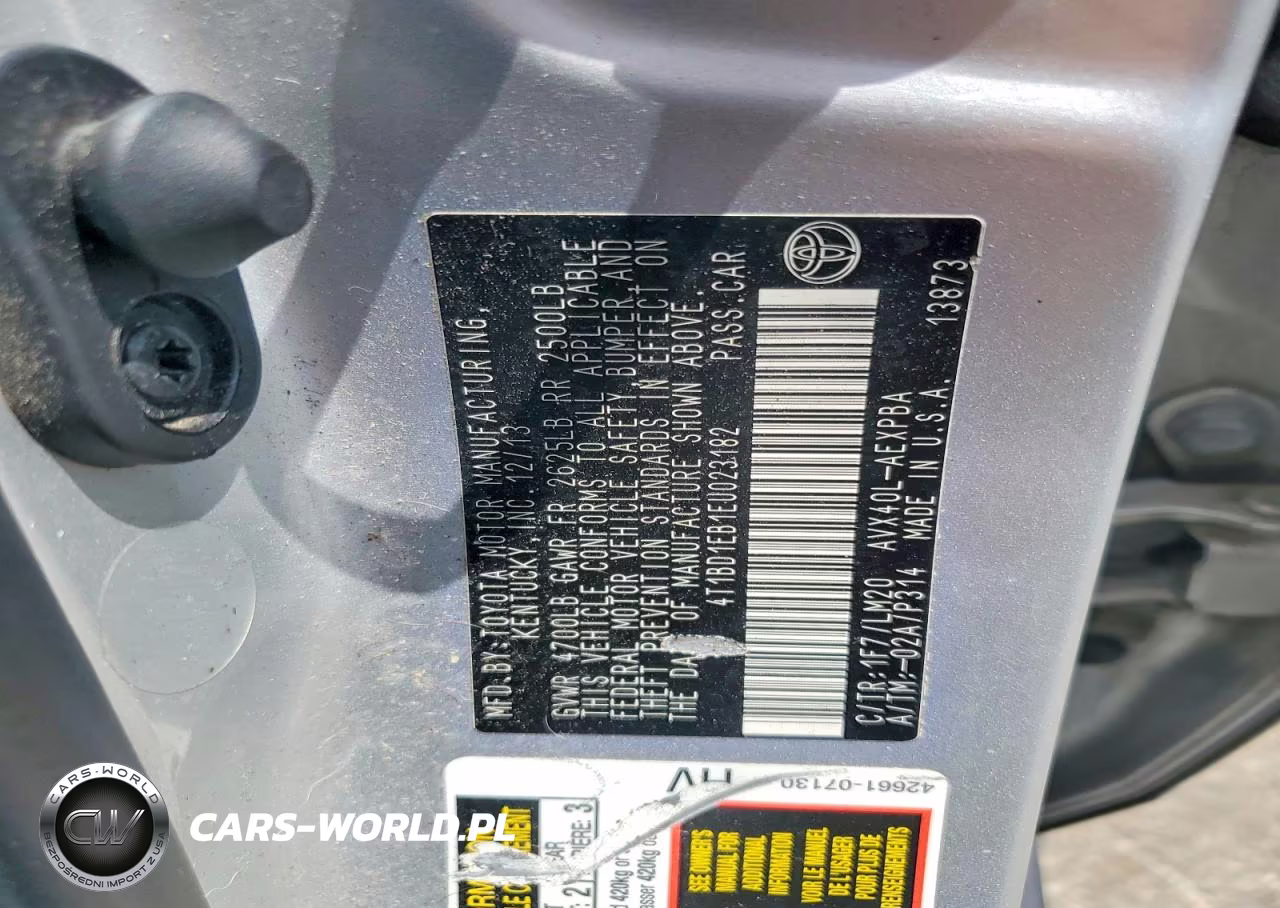 2014 Toyota Avalon Hybrid Limited VIN:4T1BD1EB1EU023182 - 12