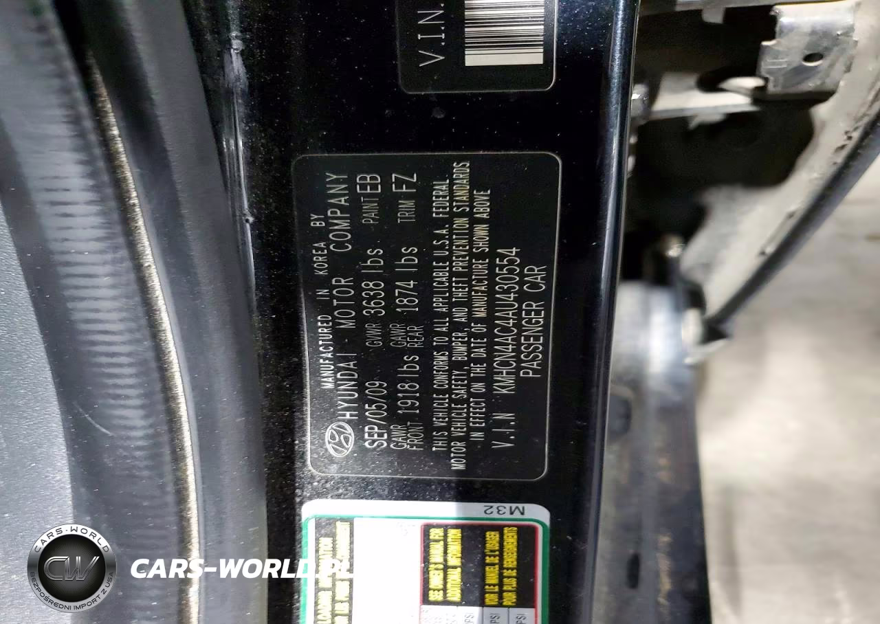 2010 Hyundai Accent Gls VIN:KMHCN4AC4AU430554 - 12