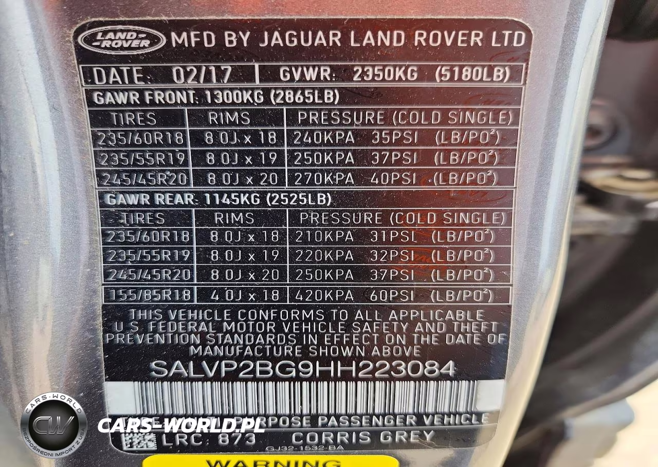2017 Land Rover Range Rover Evoque Se VIN:SALVP2BG9HH223084 - 14