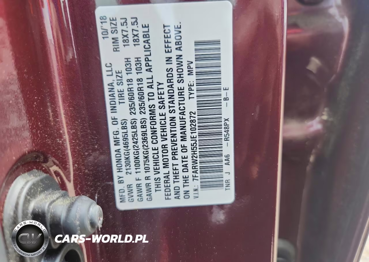 2018 Honda Cr-V Ex VIN:7FARW2H55JE102872 - 14