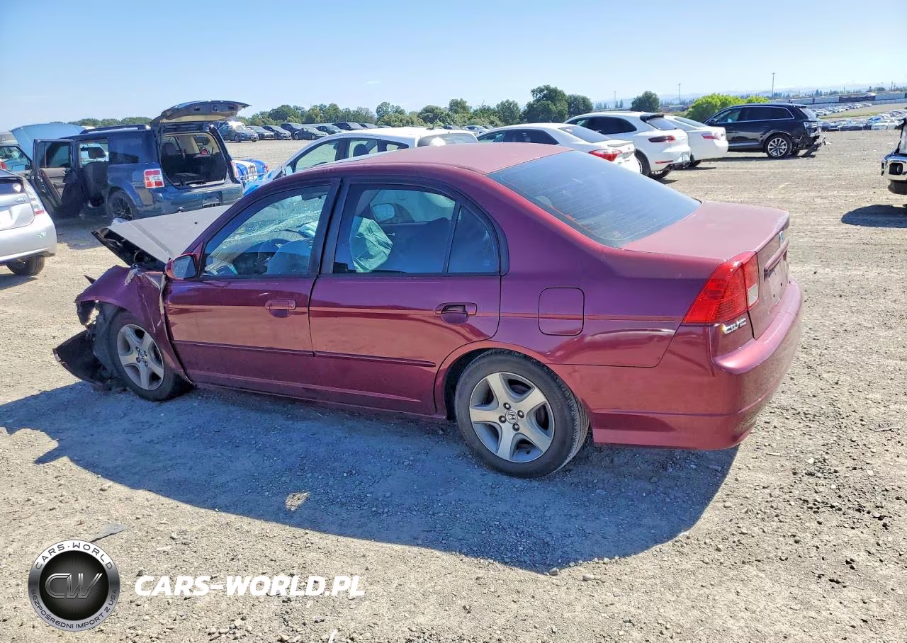 2004 Honda Civic Ex VIN:2HGES26714H504222 - 2