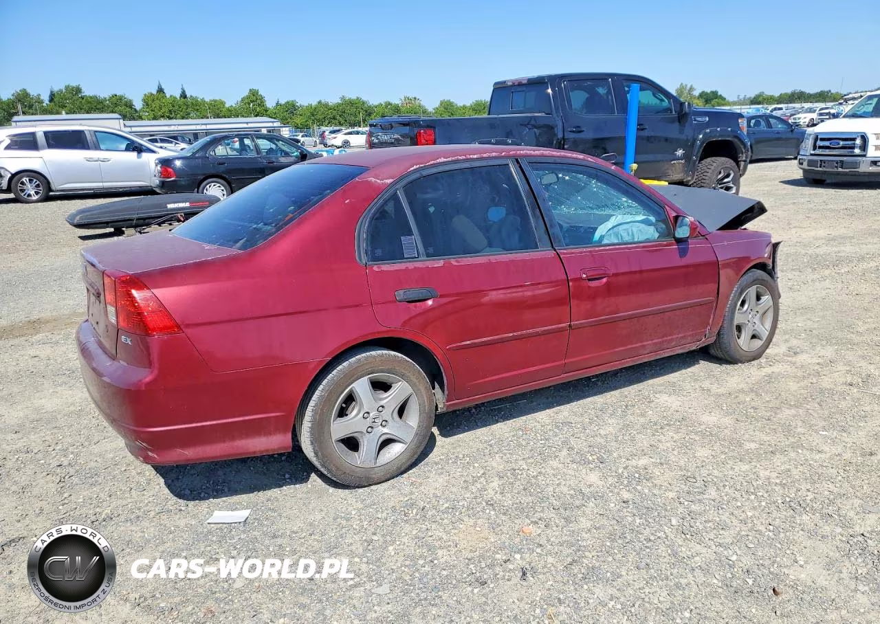 2004 Honda Civic Ex VIN:2HGES26714H504222 - 3