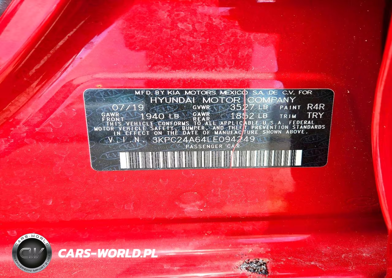 2020 Hyundai Accent Se VIN:3KPC24A64LE094249 - 13