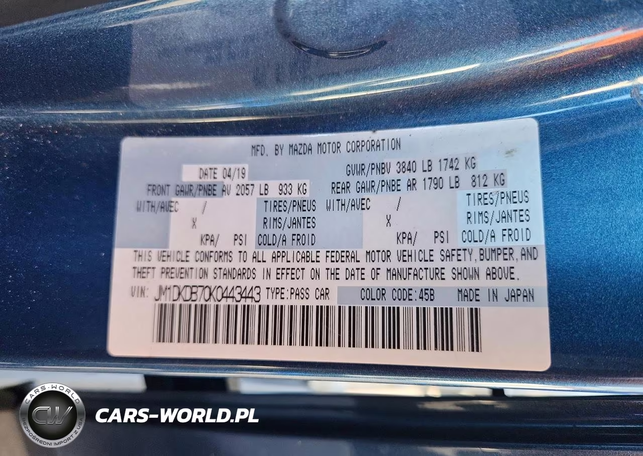 2019 Mazda Cx-3 Sport VIN:JM1DKDB70K0443443 - 12