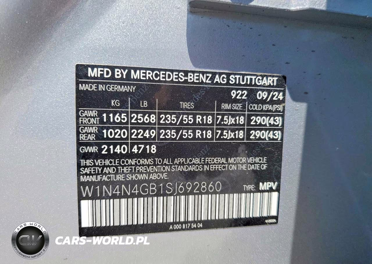 2025 Mercedes-Benz Gla 250 VIN:W1N4N4GB1SJ692860 - 13