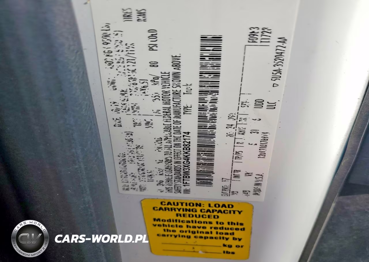 2019 Ford Transit T-350 VIN:1FTBW3XG4KKB82174 - 13