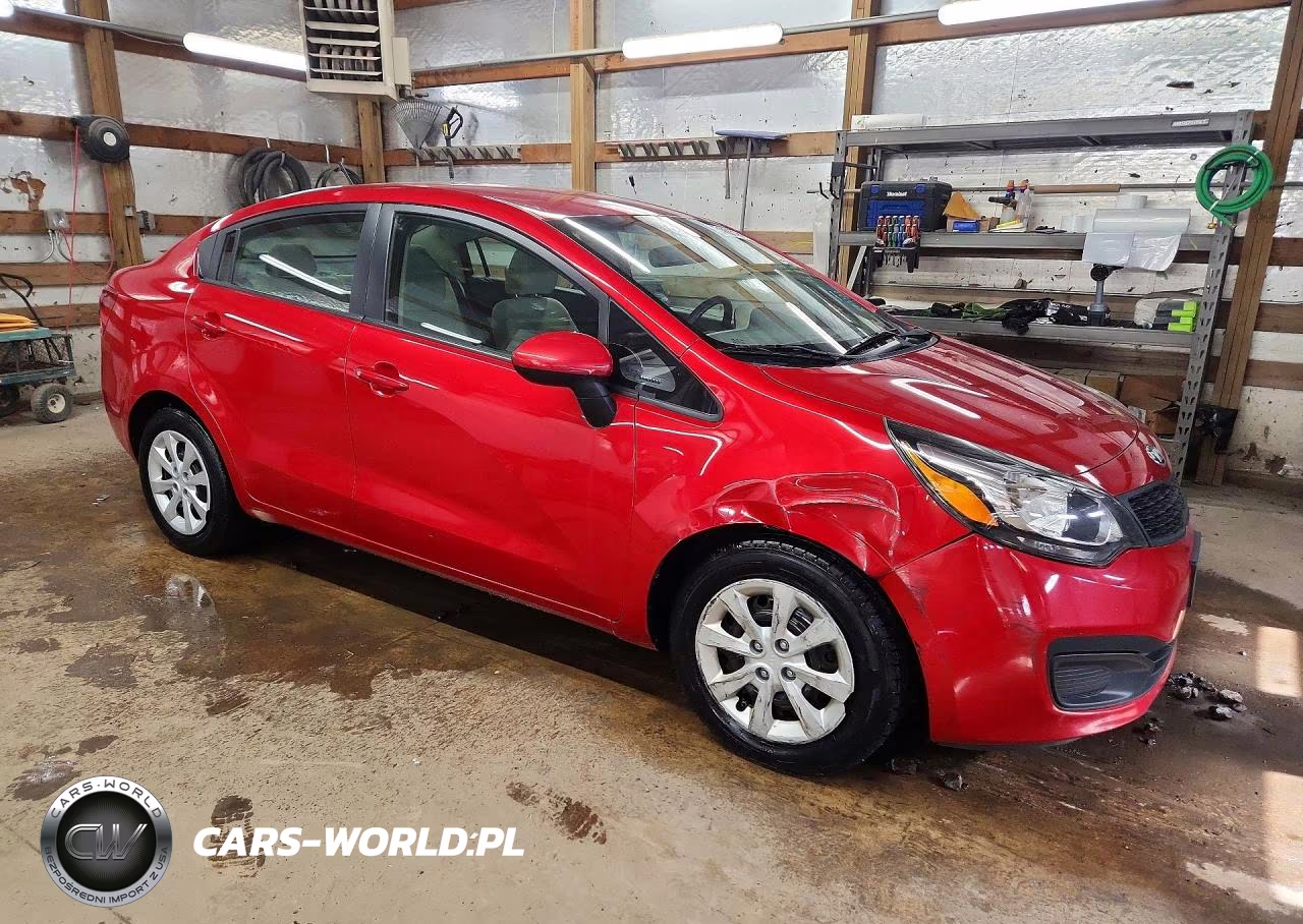 2013 Kia Rio Lx VIN:KNADM4A39D6153305 - 4