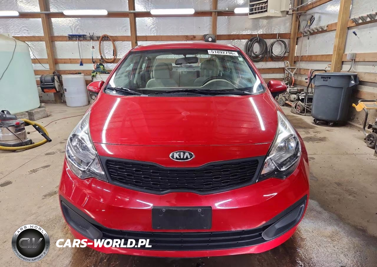2013 Kia Rio Lx VIN:KNADM4A39D6153305 - 5
