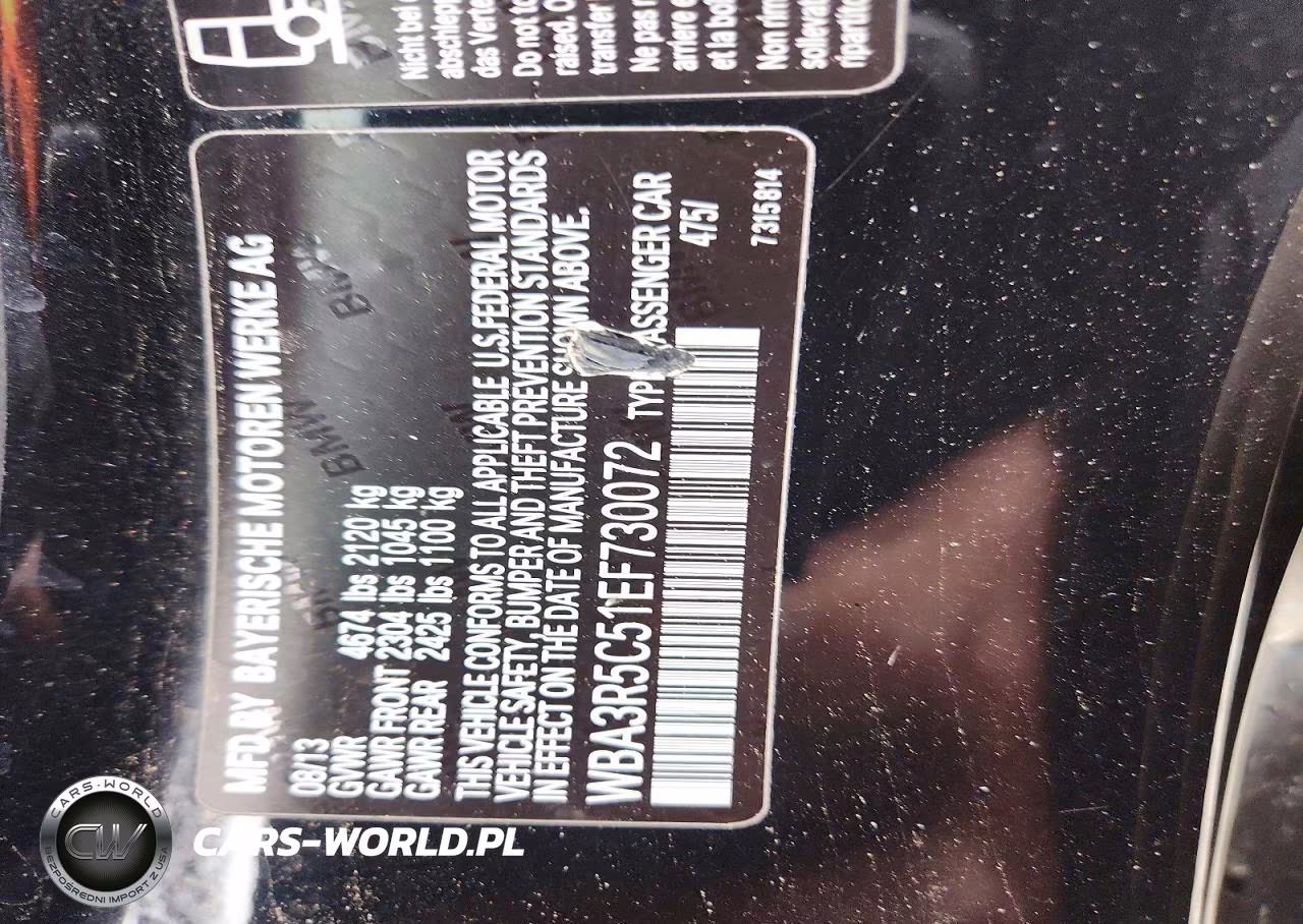 2014 BMW 435 Xi VIN:WBA3R5C51EF730072 - 12