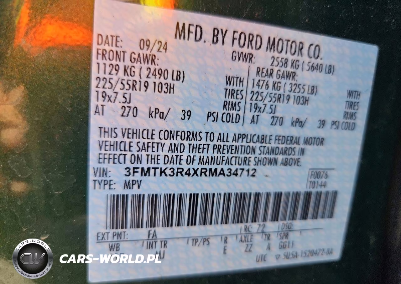 2024 Ford Mustang Mach-E Premium VIN:3FMTK3R4XRMA34712 - 14