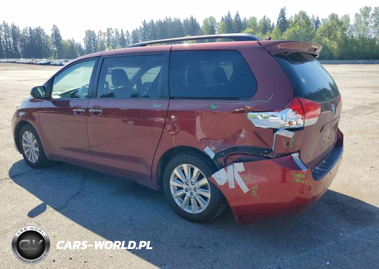 2014 Toyota Sienna Xle 7-Passenger VIN:5TDDK3DC0ES083581 - 2