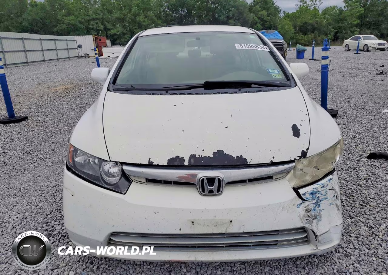 2007 Honda Civic Lx VIN:1HGFA16587L017235 - 5