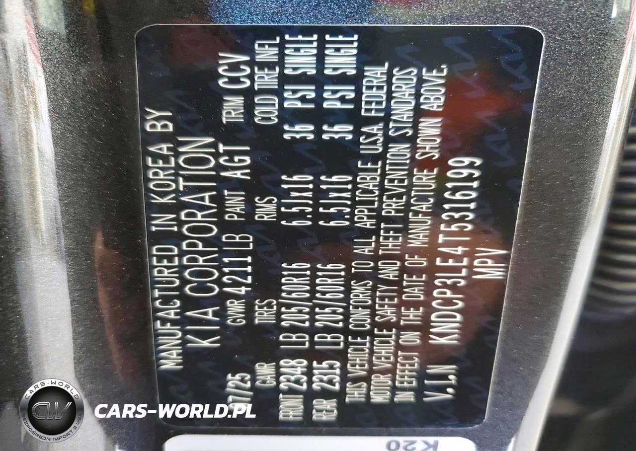 2026 Kia Niro Lx VIN:KNDCP3LE4T5316199 - 13