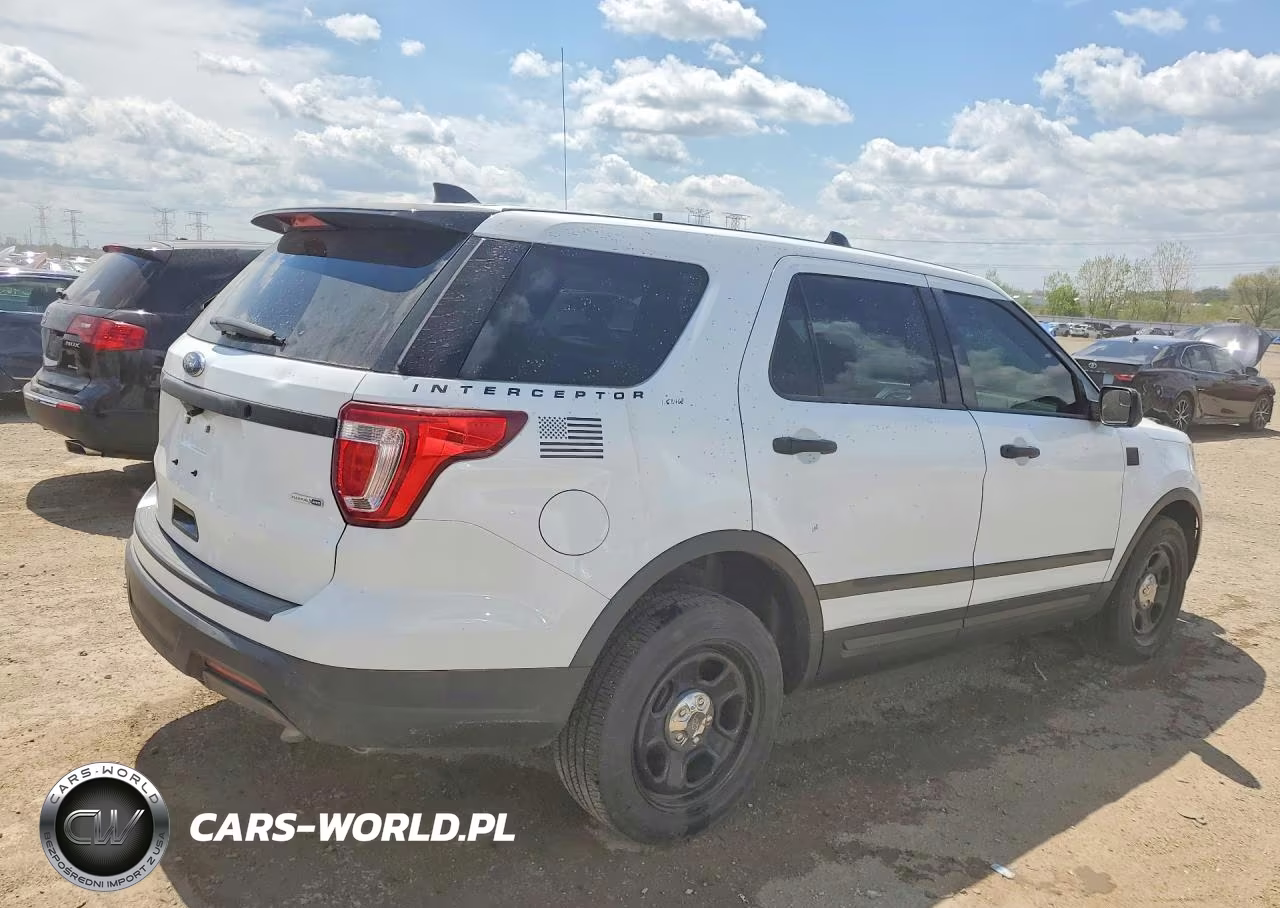 2018 Ford Explorer Police Interceptor VIN:1FM5K8AR1JGC49603 - 3