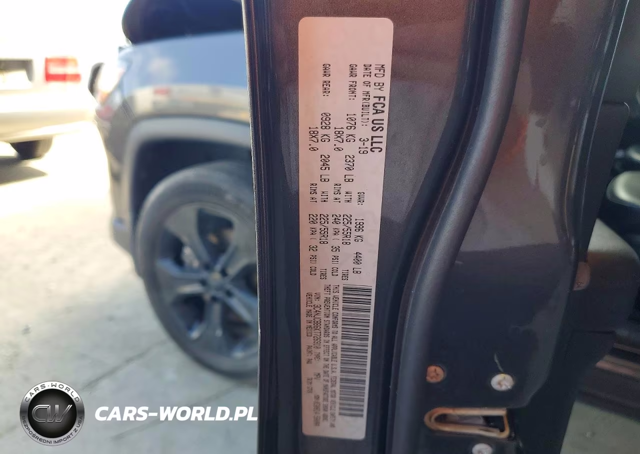 2019 Jeep Compass Latitude VIN:3C4NJCBB6KT726910 - 13