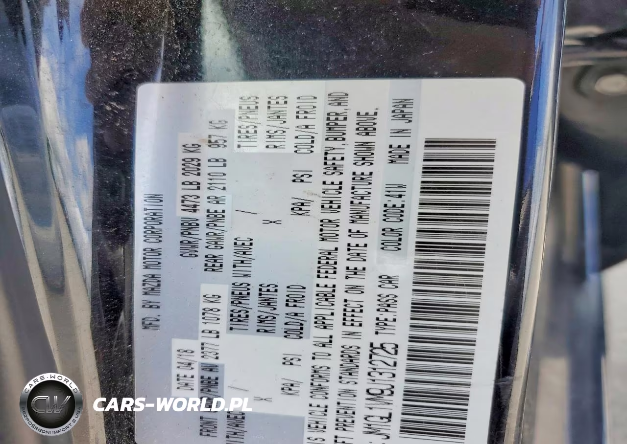 2018 Mazda 6 Touring VIN:JM1GL1VM9J1312725 - 12