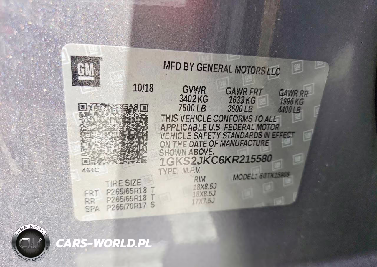 2019 GMC Yukon Xl K1500 Slt VIN:1GKS2JKC6KR215580 - 14