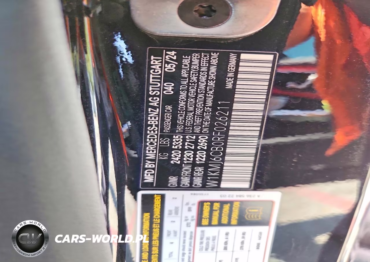 2024 Mercedes-Benz Cle Amg 53 4Matic VIN:W1KMJ6CB0RF026211 - 12