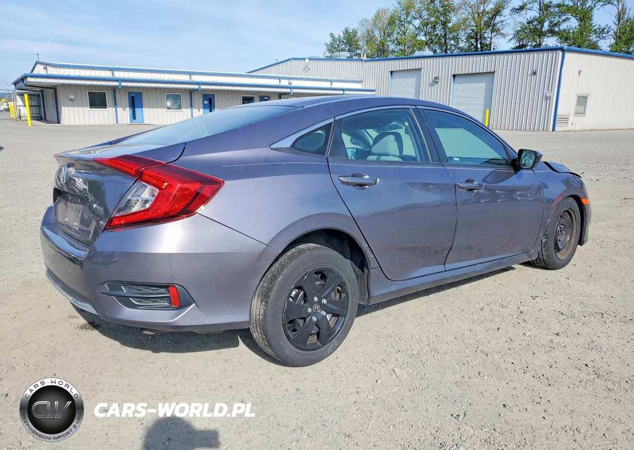 2020 Honda Civic Lx VIN:19XFC2F67LE205772 - 3