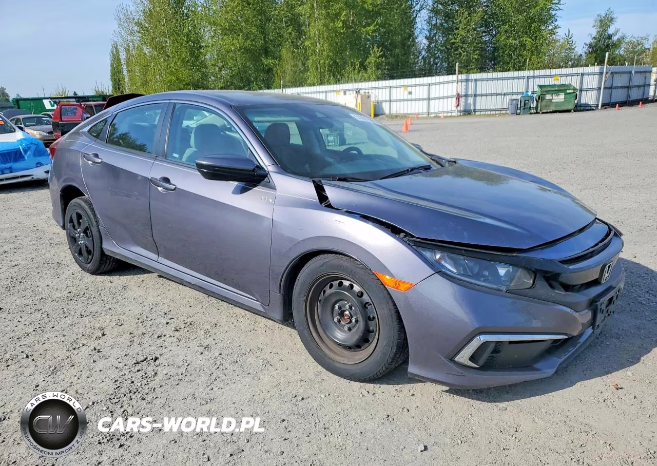2020 Honda Civic Lx VIN:19XFC2F67LE205772 - 4