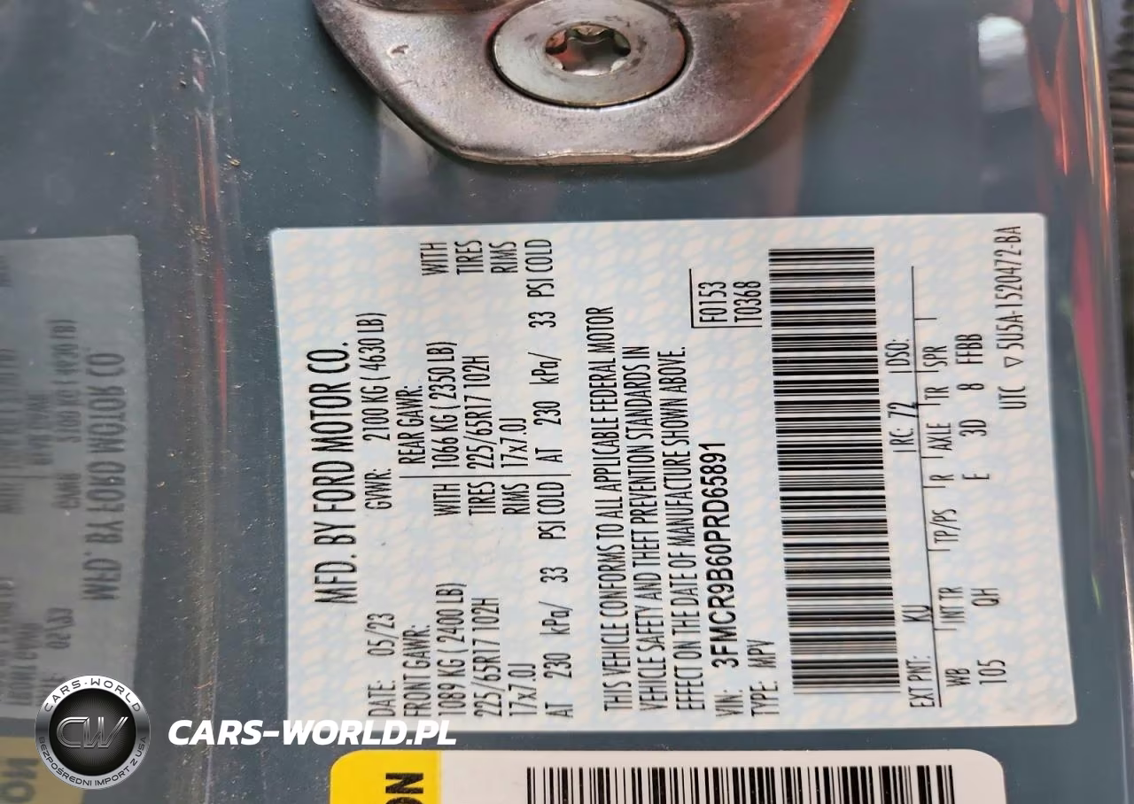 2023 Ford Bronco Sport Big Bend VIN:3FMCR9B60PRD65891 - 12