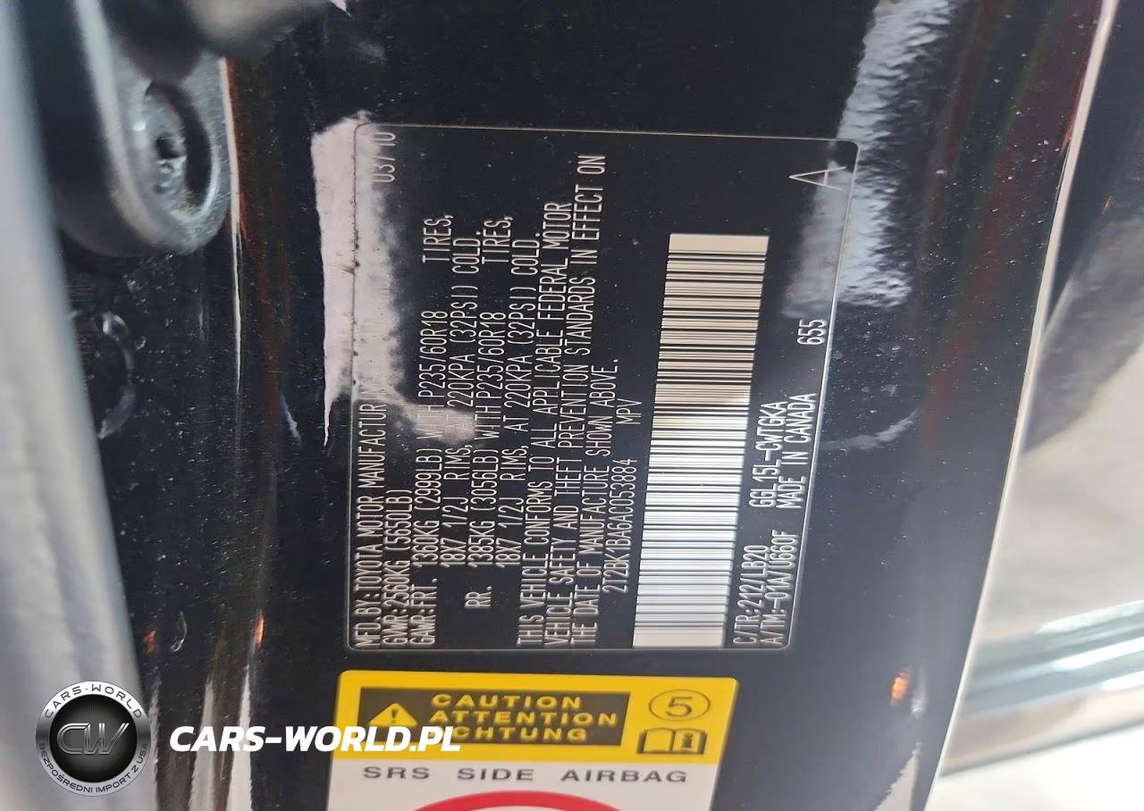 2010 Lexus Rx 350 VIN:2T2BK1BA6AC053884 - 13