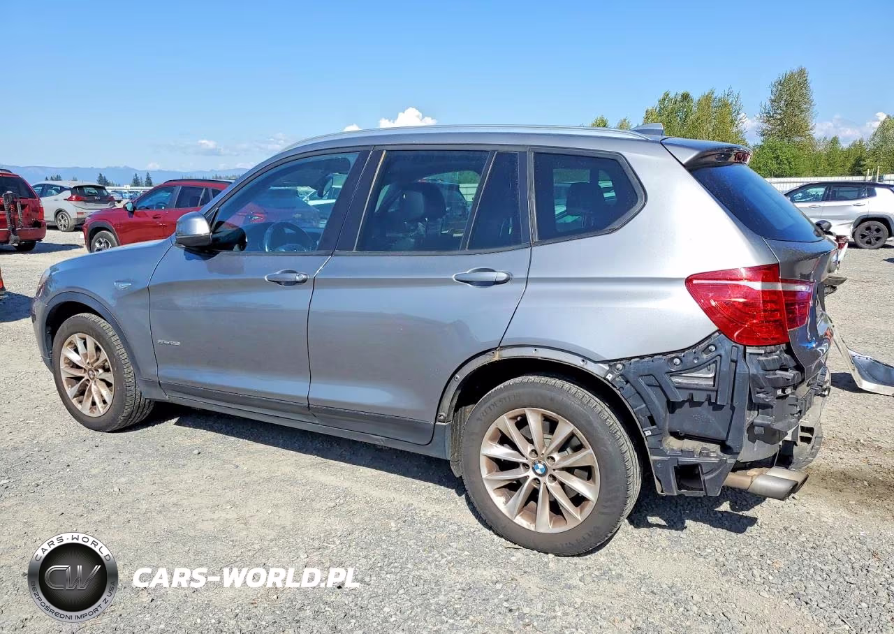 2017 BMW X3 Sdrive28I VIN:5UXWZ7C30H0X40138 - 2