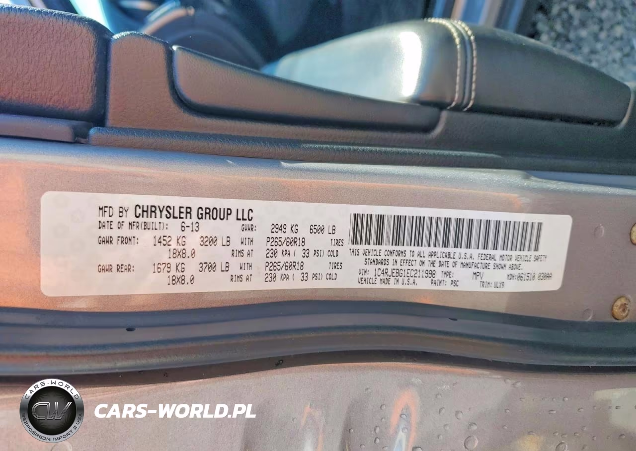 2014 Jeep Grand Cherokee Limited VIN:1C4RJEBG1EC211998 - 13
