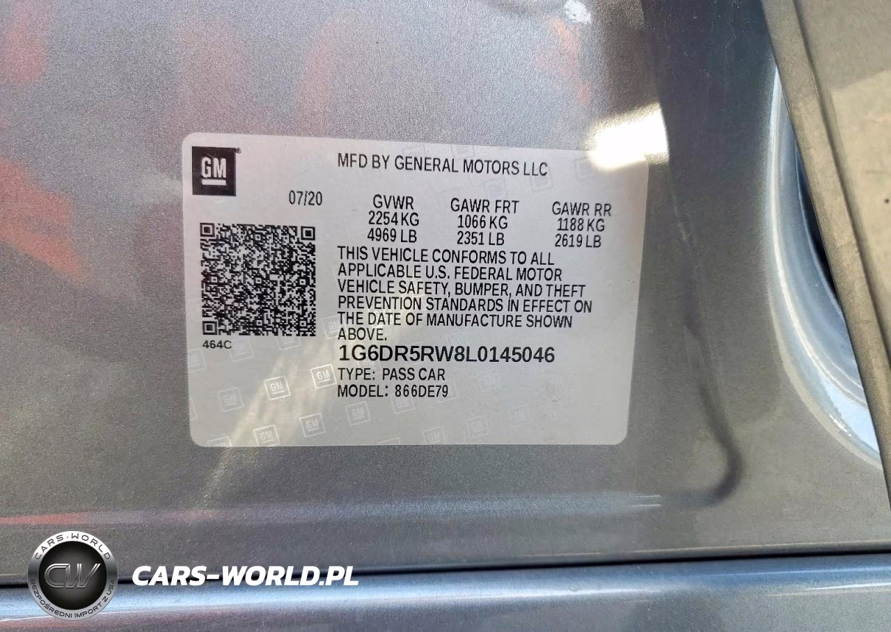 2020 Cadillac Ct5-V VIN:1G6DR5RW8L0145046 - 12