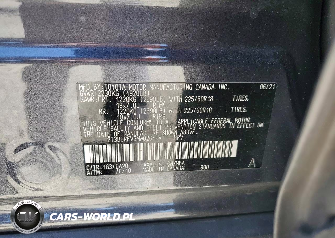 2021 Toyota Rav4 Hybrid Xle Premium VIN:2T3B6RFV3MW026494 - 13