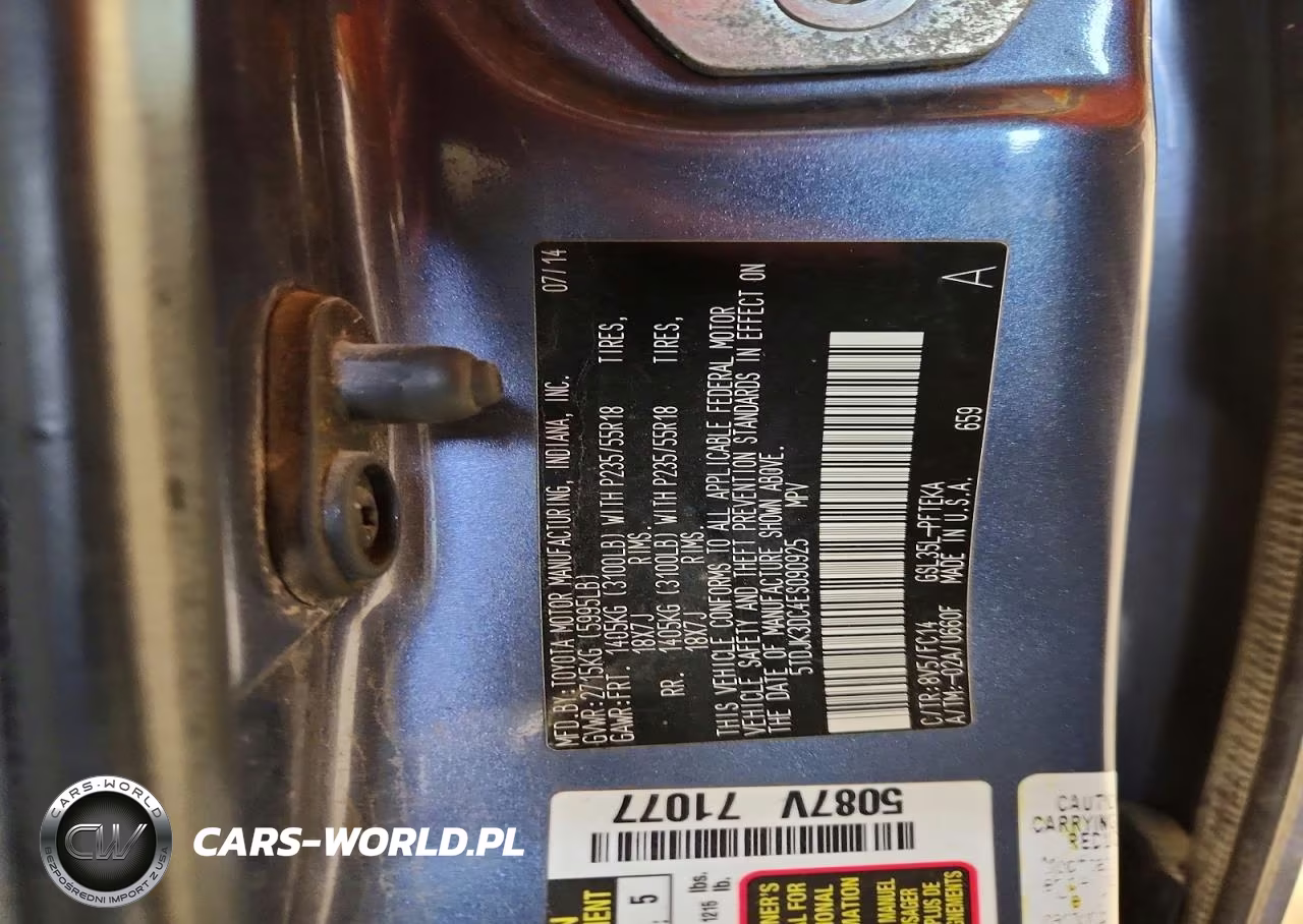 2014 Toyota Sienna Le VIN:5TDJK3DC4ES090925 - 14