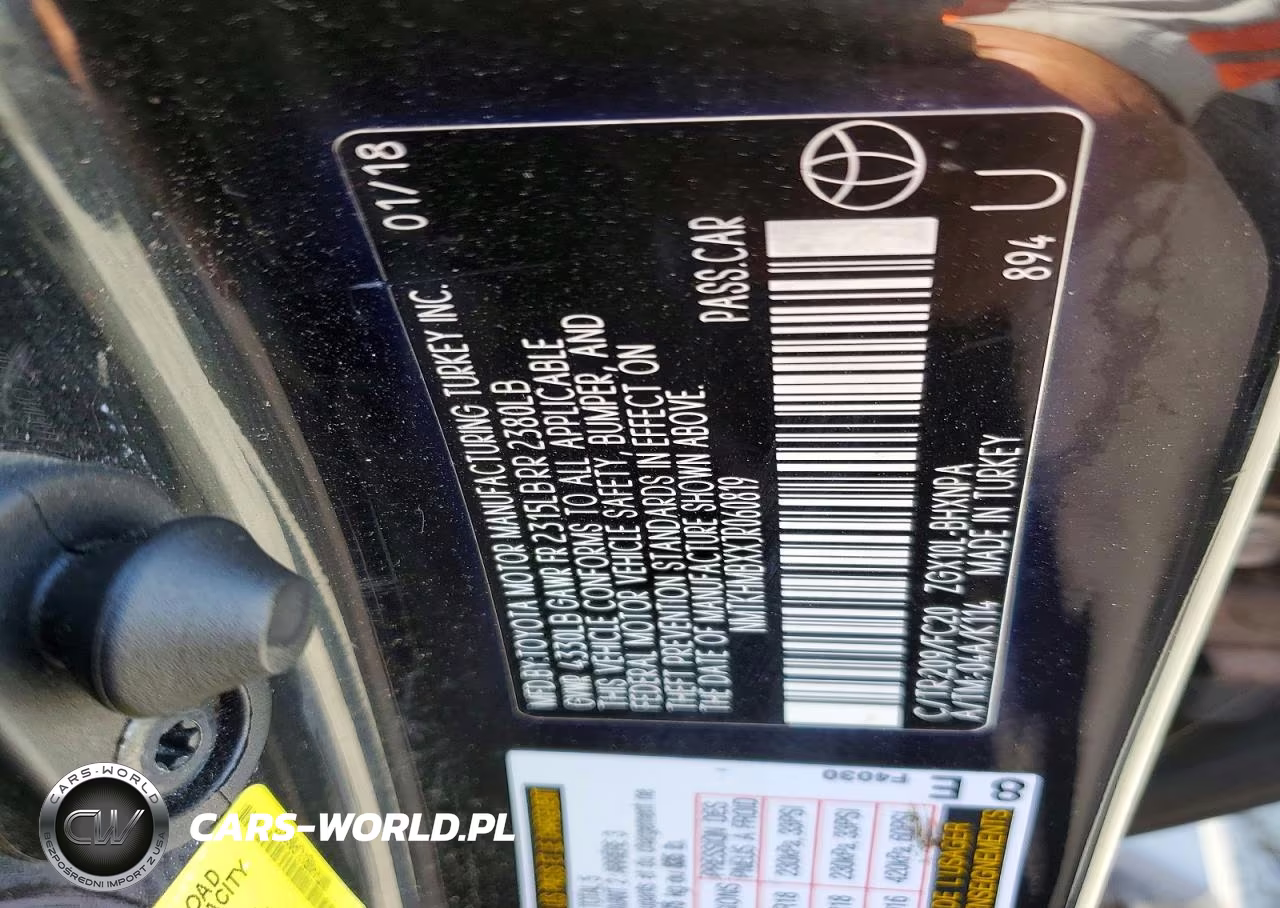 2018 Toyota C-Hr Xle VIN:NMTKHMBXXJR060819 - 12