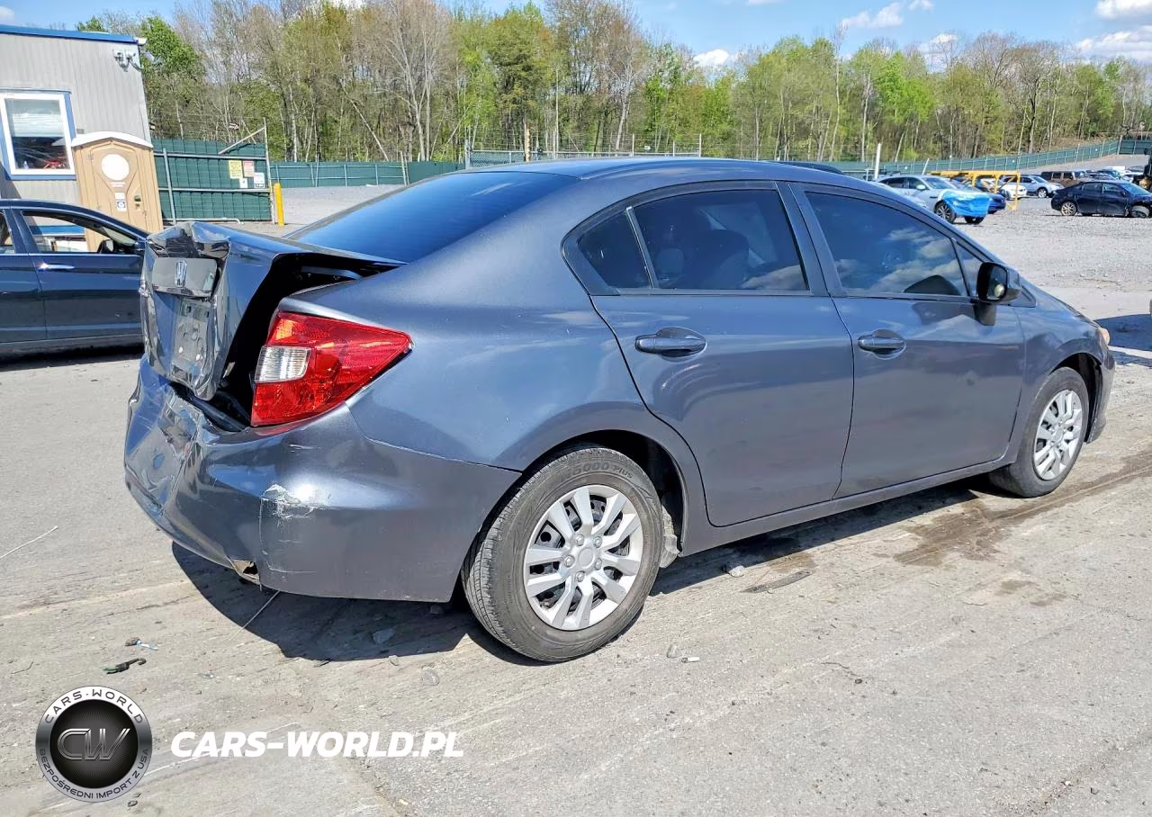 2012 Honda Civic Lx VIN:19XFB2F59CE389221 - 3