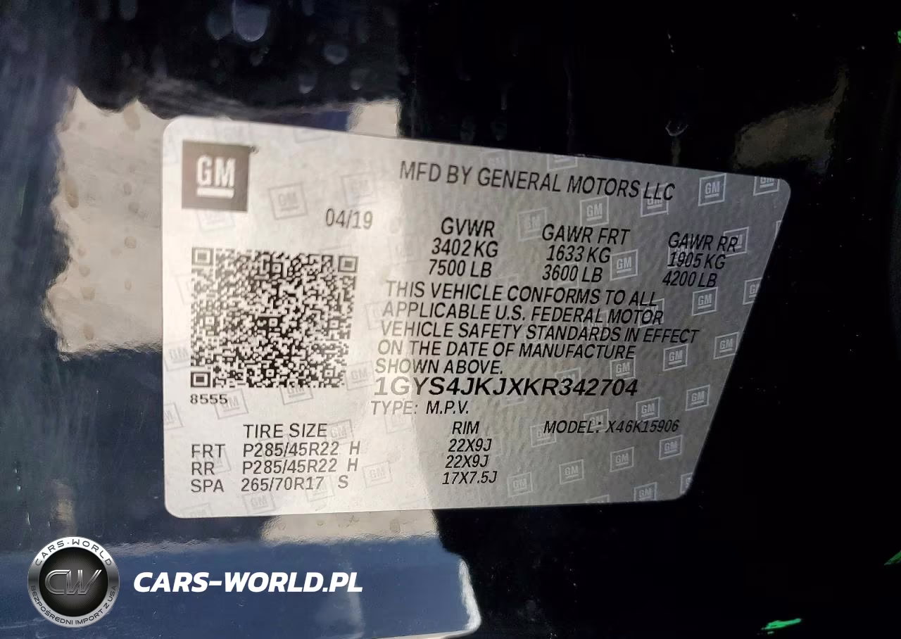 2019 Cadillac Escalade Esv Premium Luxury VIN:1GYS4JKJXKR342704 - 13