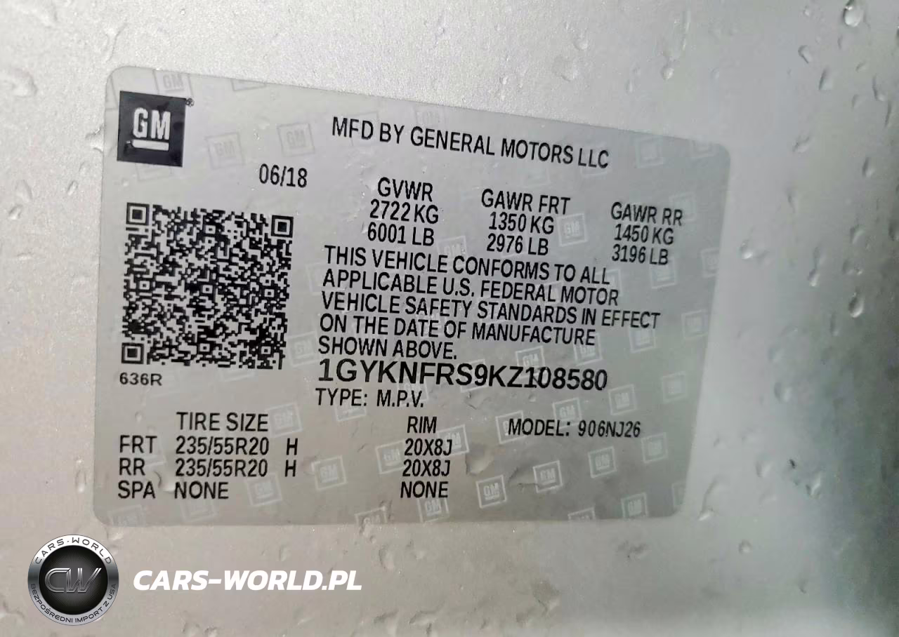 2019 Cadillac Xt5 Premium Luxury VIN:1GYKNFRS9KZ108580 - 12