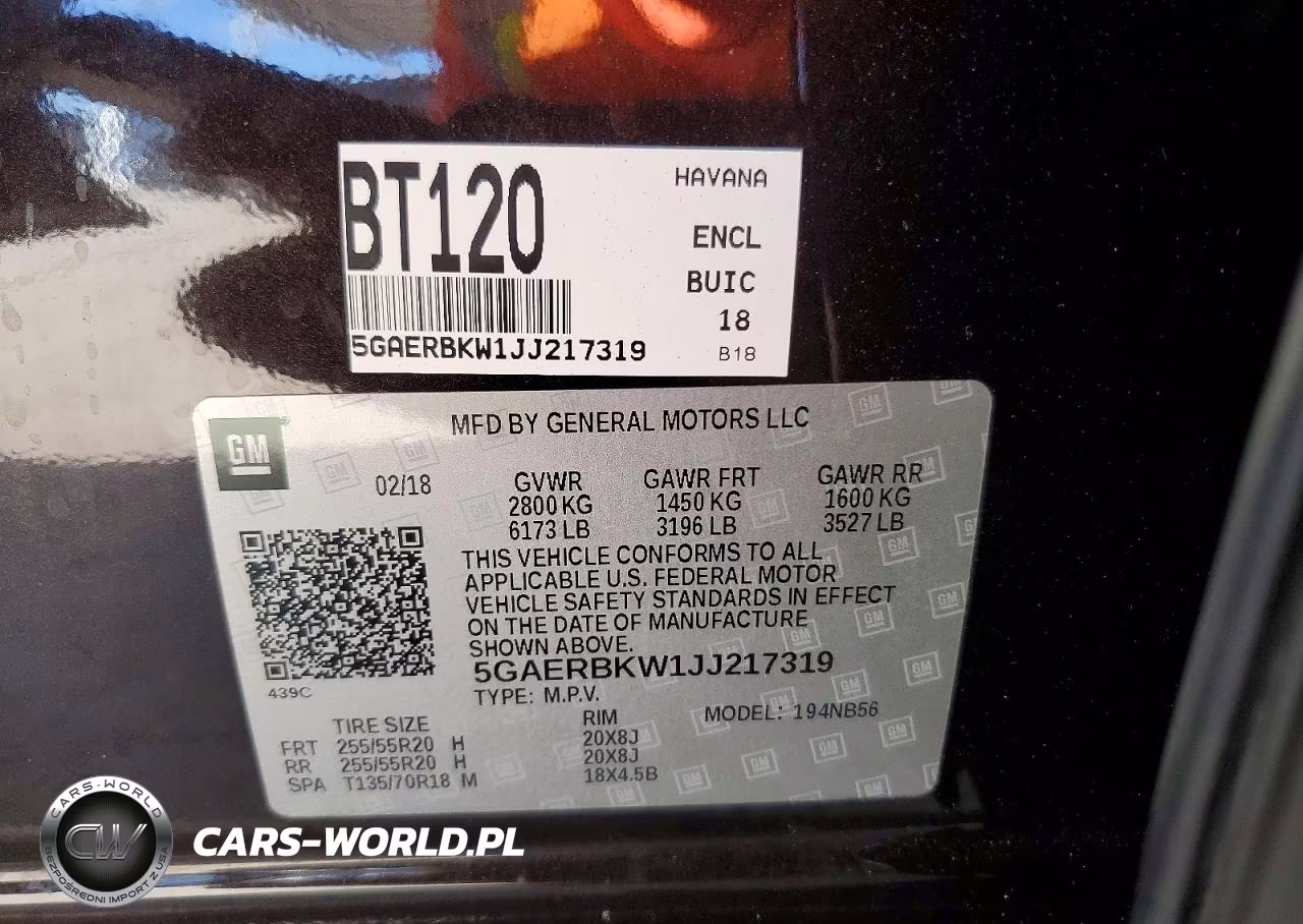 2018 Buick Enclave Essence VIN:5GAERBKW1JJ217319 - 13