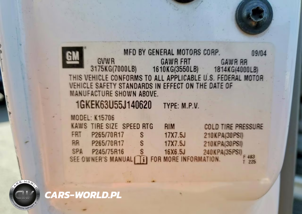 2005 GMC Yukon Denali VIN:1GKEK63U55J140620 - 13
