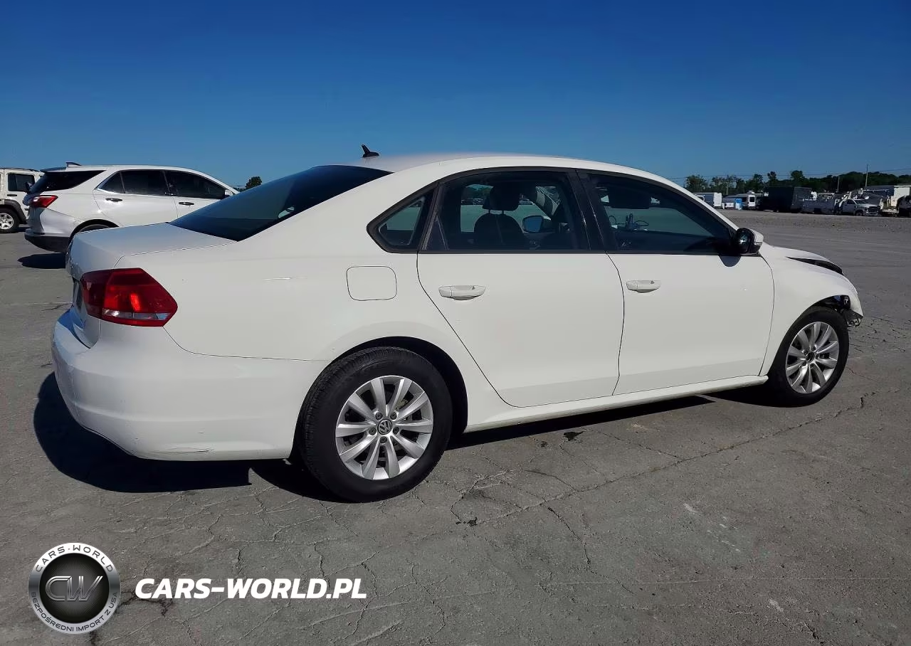 2013 Volkswagen Passat S VIN:1VWAP7A32DC093977 - 3