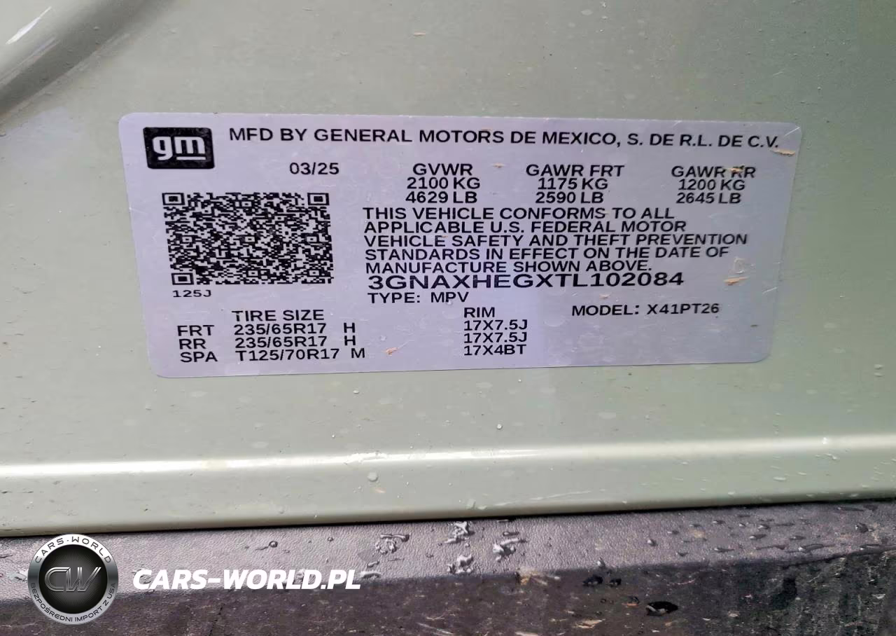 2026 Chevrolet Equinox Lt VIN:3GNAXHEGXTL102084 - 13