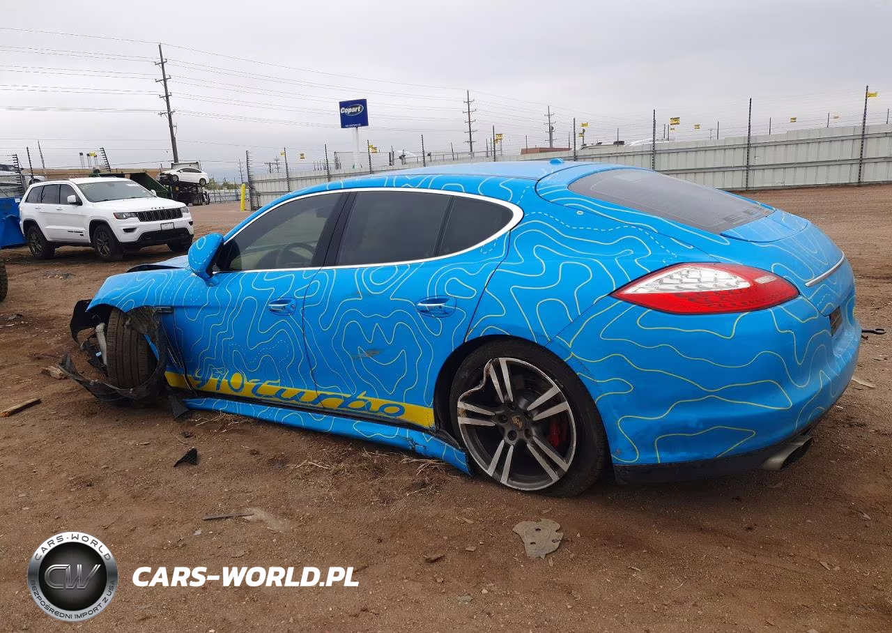 2011 Porsche Panamera Turbo VIN:WP0AC2A71BL091137 - 2