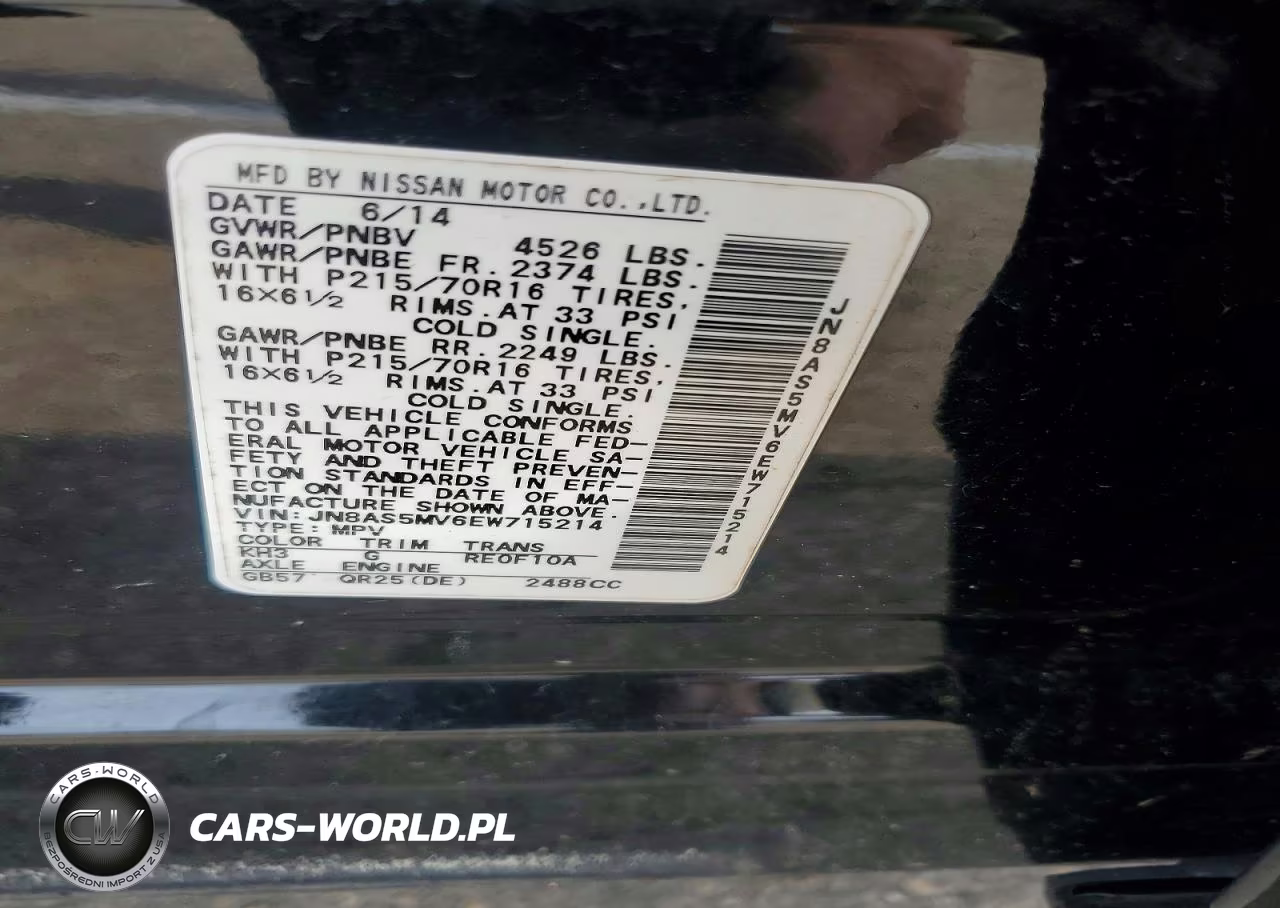 2014 Nissan Rogue Select S VIN:JN8AS5MV6EW715214 - 13